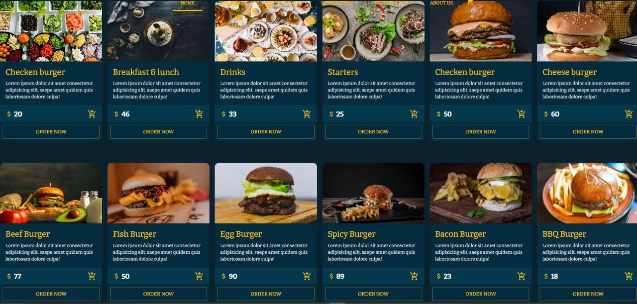 Burger Blaze project preview