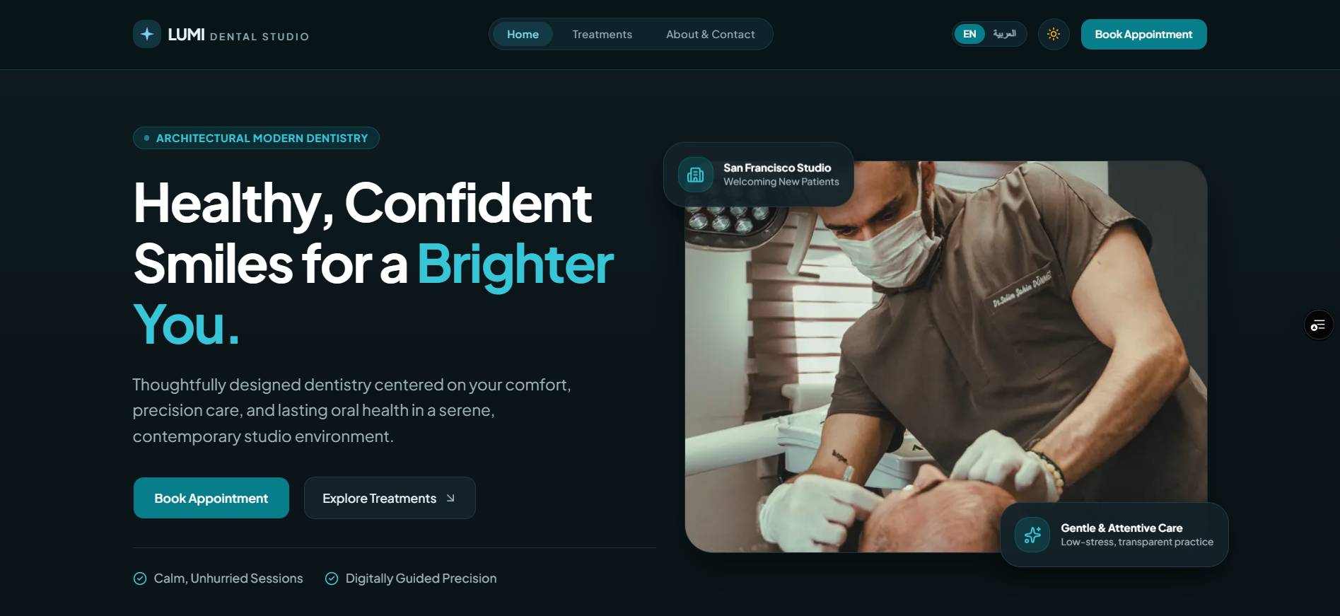 LUMI Dental Studio project preview