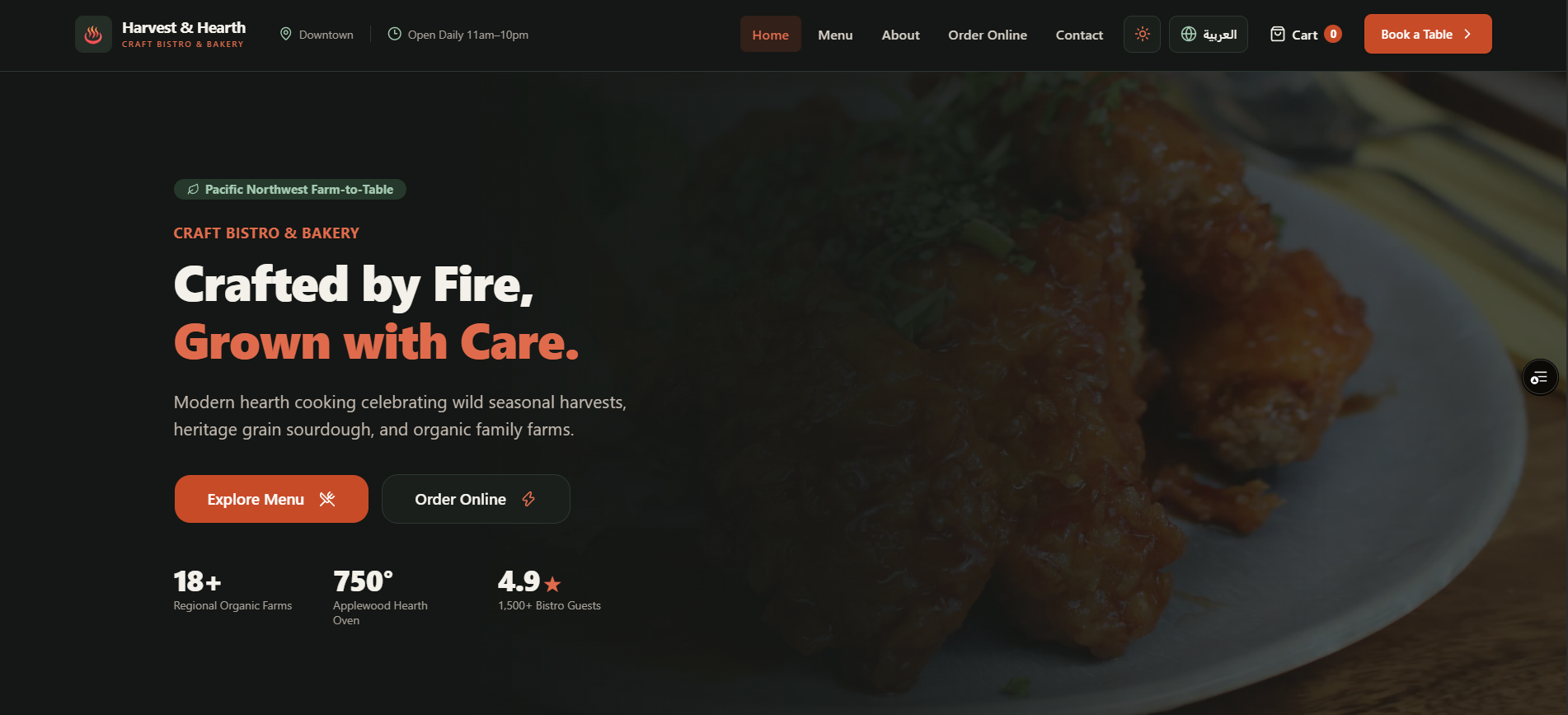 Harvest & Hearth project preview
