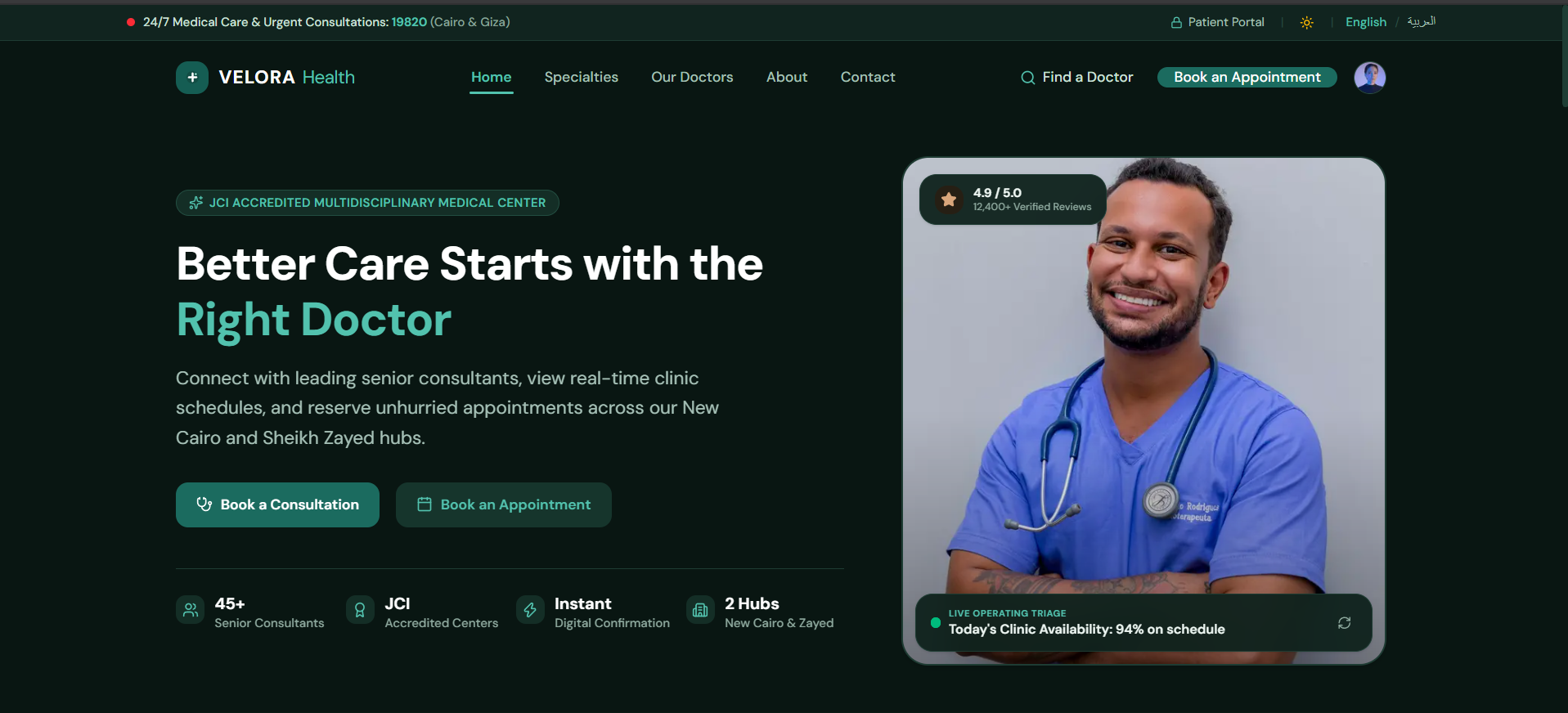 VELORA Health project preview
